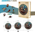 13.4 13.4in 300pcs Wooden Puzzles for Adults - The Dragon's Library Wooden Jigsaw Puzzle, Unique Animal Shaped Wood