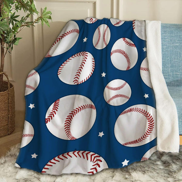 Baseball Stars Baby Blanket, Gifts for Boys, Girls, Infant, Newborn, 40"x30"