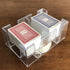 Yuanhe Canasta Playing Card Holder - 6 Deck Revolving Card Tray for Kids & Adults, Rotating Holder for Card Games