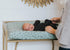 Soft Knit Diaper Changing Pad Cover in Poe by Copper Pearl