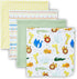 Generic 4-Piece Cotton Flannel Baby Receiving Blankets, Jungle Soft Baby Blankets Unisex, Flannel Receiving Blankets.