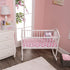 2 Pack Set 100% EVERYDAY KIDS Baby Cradle Sheets - Fitted for Baby Girl; Cotton Jersey Knit, Breathable and Soft Cradle