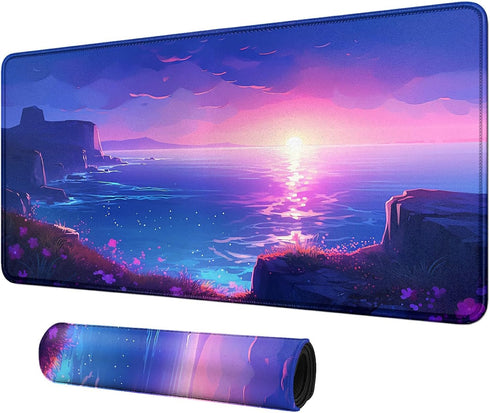 Card Mat for MTG & TCG Playmat Mouse Pad, 23.6" x 13.8" Game Mat for Trading Card Games & Office Use