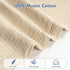 ZIGJOY Bunny Lovey Muslin Cotton Baby Security Blanket Soft Breathable Lovies for Babies Gifts for Newborn Infant
