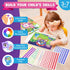 Funcils Dot Art Activity - Unicorn & Princess Sticker Art Kit for Kids, Toddler Craft Supplies for Ages 3-7