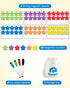 Coogam Magnetic Ten-Frame Set, Math Manipulative EVA Number Counting Games for Kindergarten Classroom Kids 3-5