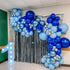 Kelfara Blue Balloon Garland Arch Kit, 109Pcs Royal Blue Pastel Balloons for Baby Shower, Birthday, Engagement