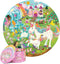 Unicorn Jigsaw Puzzle for Kids Ages 5-8 - 150 Piece Round Puzzle with Fairies and Animals by boppi