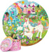 Unicorn Jigsaw Puzzle for Kids Ages 5-8 - 150 Piece Round Puzzle with Fairies and Animals by boppi