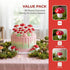 30 Pack jarbins Mushroom Cake Decorations Red Mini Mushroom Toothpicks Foam Cupcake Toppers Mushroom Cake Picks