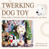 SdeNow Twerking Dog Toy Booty Shaking Walking Santa Claus Puppy Musical Animated Christmas Plush Santa Singing