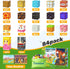 Set, 3+ 84PCS Magnetic Blocks - Build Mine Magnet World Magic Portal Magnetic Tiles Building Blocks Toddler Toy STEM