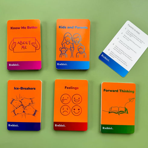 500 QUOKKA Conversation Cards Game - Kids Edition | Questions | Original Version | Share Thoughts - Fun Talking Board