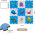 3434 Inches 9 Puzzle Play Mat, Foam Floor Tiles, Childrens Foam Puzzle Mat Baby Floor Play Mat Sea World Pieces, Edge