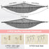 Stuffed Animals Net or Hammock - Kids Toy Storage Organizer with LED Light Unicorn Castle Hanging Corner Holder