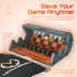 6 Inches Magnetic Chess Set, Unique Board Game with 2 Extra Queens, Portable Travel Folding Board, Orange/Grey