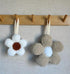 NEHET Dummy 2 Pack, Baby Daisy Pacifier Holder,Light and Soft Holder Handmade Decor for Nursing Kids Room