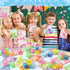 24 6 Valentines Day Cards for Kids School, Pcs Ice Cube Shaped Squeeze Balls with Cards, Stress Relief Fidget Toys