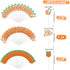 Zonon 48 Pieces Little Cutie Glitter Cupcake Toppers - Baby Shower Decorations - Tangerine Theme Citrus Cake Topper