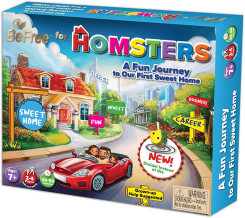 BeFree for HOMSTERS: Family Strategy Board Game Financial Literacy, Career & Investing