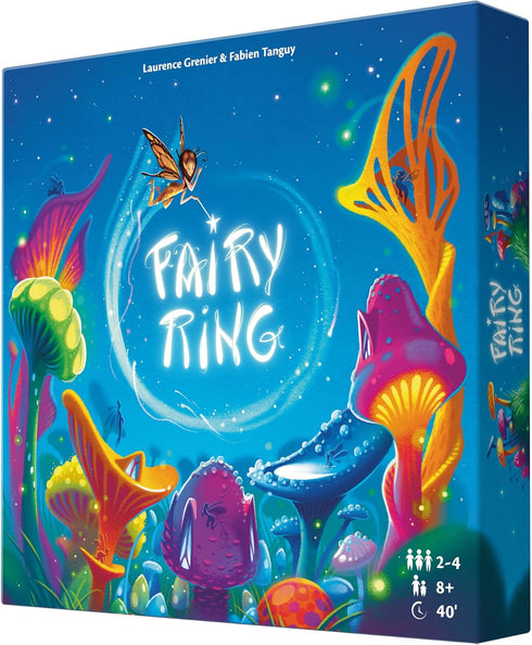 Immersive 8+, 2-4 40 Fairy Ring Board Game - Enchanting Drafting & Movement Strategy Game, Fairy Village Building Game