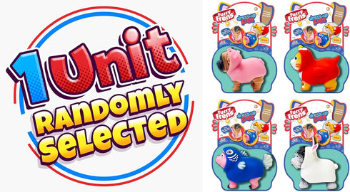 JA-RU Dress-Up Pets with Animal Costume Squishy Fidget Toys (1 Animal Pack), Stretchy Stress Relief Toys for Kids
