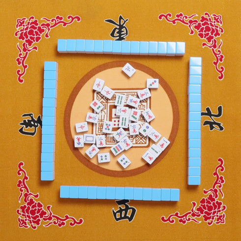 3 31.5 inches) Mahjong Mat with Dice, Mahjong Table Mat for Poker, Card Games, Board & Tile Games, Anti Slip and Noise
