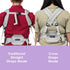 3in1 100% Baby Trend Caleo Newborn Carrier, Snuggle Grey Cotton, Machine Washable, Lumbar Support & Builtin Sun Hood