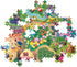 Clementoni Disney Maps Alice - 1000 Pieces Puzzle, Entertainment for Adults, Made in Italy