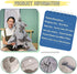 29 Inch Airplane Model Plush with Blanket, Warplane Stuffed Animal Toy for Decoration