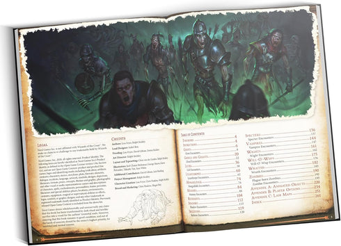 Ultimate Bestiary: The Dreaded Accursed - Hardcover RPG Supplement Book, Classic Undead & Cursed Creatures