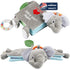 0-6 6-12-18 1-2 Elephant Touch and Feel Baby Books Toys Months, Loveys Crinkle Books for Babies,Infant Toys Months Year