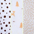 Baby Sparrow 3-Pack 47x47 BabySparrow Muslin Swaddle Blankets Brown Deer Cotton Baby Swaddles for Newborns, Soft