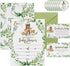 skuhyyg 25 Woodland Baby Shower Invitations with EnvelopesWoodland Diaper Raffle Tickets & Book