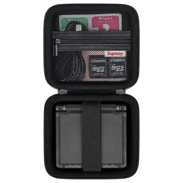 Supmay Hard Carrying Case for RG35XXSP Retro Handheld Game Console - Travel Storage Holder with Mesh Bag