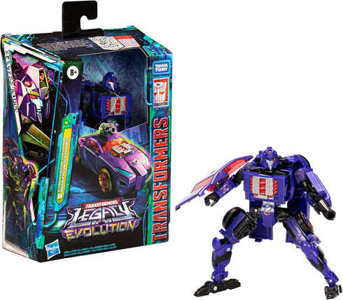 Transformers Toys Legacy Evolution Deluxe Shadow Striker Cyberverse Universe Action Figure, 5.5-inch, Ages 8 and Up