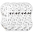 WELLDAY Set 1, 22 11 Inch Muslin Baby Burp Cloths of Soft Absorbent Farm Animals Muslin Washcloths, Bibs, Face Towel