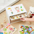 12-Slot 11.7", Sintuff Wooden Puzzle Organizer Rack, Jigsaw Puzzle Holder for Standard Size Puzzles up to Layered