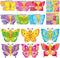 Hedeey 36 Packs Spring Butterflies Craft Kits for Kids,Make Your Own Butterfly Paper
