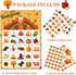 MISS FANTASY Thanksgiving Games Thanksgiving Bingo Game for Kids 24 Players Bingo Cards Thanksgiving Games for Family Thanksgiving Bingo for Toddlers Thanksgiving Activities for Kids Classroom Party