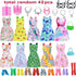 BJDBUS 42 pcs Doll Clothes and Accessories, 10 pcs Fashion Mini Dresses and 32 pcs Shoes, Glasses, Handbag for 11.5
