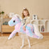 EARTHSOUND Giant Unicorn Plush Toy, Jumbo 43" Winged Unicorn, Cute Huge Fluffy Fat Plushie, Gifts for Kid