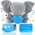 Plush Musical Baby Toys - Cute Elephant Stuffed Animal for 3-12 Months Boys & Girls, Infant Baby Toy