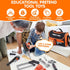 Set- 48PCS Set 3+ Kids Tool Toddler Tool Toys with Electronic Toy Drill, Tool Bag&Tool Belt&Tape Measure, Pretend Play