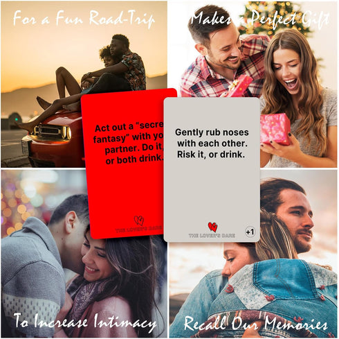 100 Couples Games for Date Night, Drinking Card Game for Dating, Super Fun Card Game for Couple, Dares & Questions
