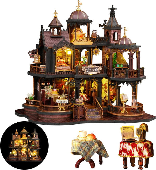 DIY Miniature House Kit, DIY Dollhouse Kit for Adults to Build, Mini