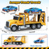 3 4 5 6 7 8 15" Bstoyder Kids Toys for Years Old Boys, Farm Transport Truck Toy with Lights, Sounds, Toddler Friction