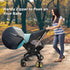 Stroller Sun Shade, Functional Sun Protection Extension Compatible with Doona Car Seat, 360 Sun Shade Baby Car Seat UV