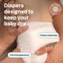 1/Newborn 9 lbs), 28 Count Attitude Eco-Conscious Disposable Diapers, EWG Verified, Size (< Ultra Absorbent for Baby
