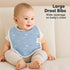 8-Pack KeaBabies Organic Baby Bibs for Boys, Girls - Super Absorbent Cotton Drool Bibs for Baby Girl & Boy, Teething